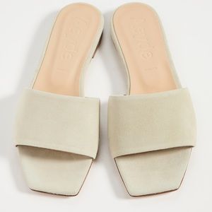 Aeyde Anna Slide Slippers Jade Size 39 NEW IN BOX